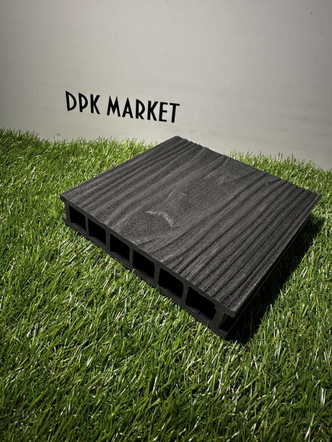 Террасная доска из ДПК Polywood Duo 3-D Серый Террасная доска из ДПК Polywood Duo 3-D Серый